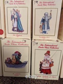 International Santa Claus Collection Lot of 15 Figures in Original Boxes