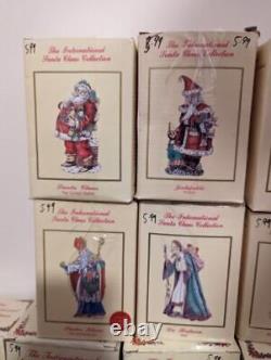 International Santa Claus Collection Lot of 15 Figures in Original Boxes