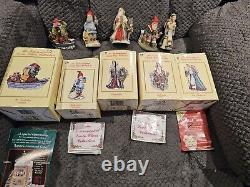 International Santa Claus Collection Lot of 15 Figures in Original Boxes