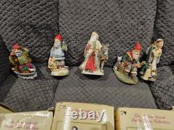 International Santa Claus Collection Lot of 15 Figures in Original Boxes