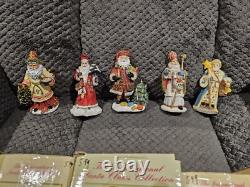 International Santa Claus Collection Lot of 15 Figures in Original Boxes