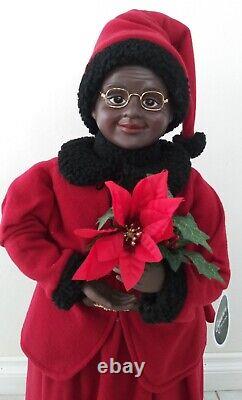 Interracial Mr & Mrs Santa Claus White Santa Afro American Mrs Claus Dolls 34