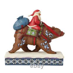 Jim Shore Bearing Gifts For One And All Christmas Santa Claus Bear 6008875