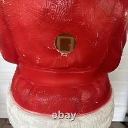 Jolly Giant Santa 1960's Irwin Plastics EXTREMELY RARE Blow Mold Santa 54 inch