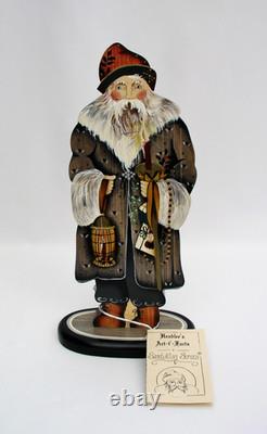 Joretta Headlee 1988 Limited Edition 14 Santiklos Series Santa Wood Figure