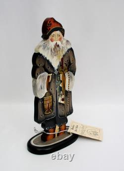 Joretta Headlee 1988 Limited Edition 14 Santiklos Series Santa Wood Figure