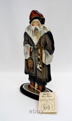 Joretta Headlee 1988 Limited Edition 14 Santiklos Series Santa Wood Figure