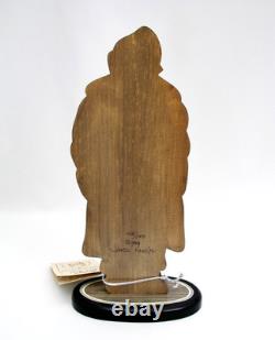 Joretta Headlee 1988 Limited Edition 14 Santiklos Series Santa Wood Figure