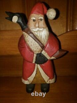 June McKenna Santa Claus figure from 1994, hand signed by June and limited