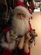 Karen Didion Christmas Red Santa Claus 3 Piece Train The Crakewood Collection