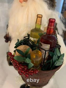 Karen Didion Crakewood Collection Santa Claus Wine Vest Santa 18 CC16-29