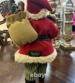 Karen Didion Originals Vintage Evergreen Santa CC16-109 Original Box 18 Tall