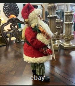 Karen Didion Originals Vintage Evergreen Santa CC16-109 Original Box 18 Tall