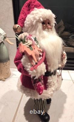 Karen Didion Originals Vintage Evergreen Santa CC16-109 Original Box 18 Tall