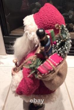 Karen Didion Originals Vintage Evergreen Santa CC16-109 Original Box 18 Tall