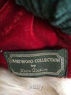 Karen Didion Santa Claus 3 Piece Train Crakewood Collection