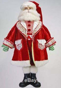 Katherine's Collection 24 Cuckoo Christmas Santa Claus Doll