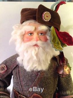 Katherine's Collection 24 Woodland Finley Forester Santa Claus Doll New