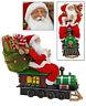 Katherine's Collection 25 Christmas Santa Claus On A Train Doll $100 Off
