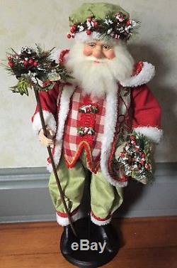 Katherine's Collection Cold Winter's Night 32 Santa Claus Doll Prototype RARE
