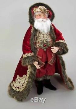 Katherine's Collection Holiday Cheer 24 Santa Claus Doll 11-811468 NEW