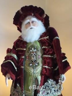 Katherine's Collection Nativity Christmas Santa Claus Doll 32 NWT