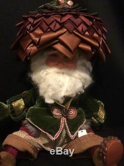 Katherine's Collection Quercus 22 Fizzlewinks Woodland Santa Claus Gnome NEW
