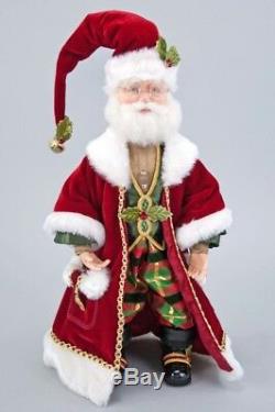 Katherine's Collection Tartan Traditions Traditional 19 Santa Claus Doll NEW