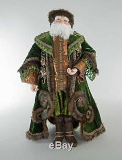 Katherine's collection green Santa Claus Spiced 3 foot tall fabulous 28-828318