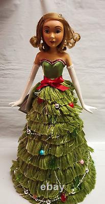 Katherines Collection Holiday 18 Lady with Tree Dress Christmas Doll Figure