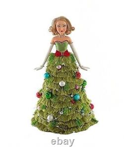 Katherines Collection Holiday 18 Lady with Tree Dress Christmas Doll Figure