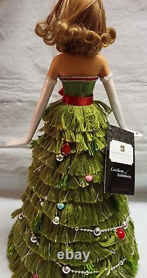 Katherines Collection Holiday 18 Lady with Tree Dress Christmas Doll Figure