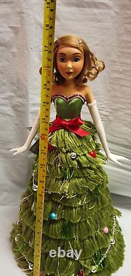 Katherines Collection Holiday 18 Lady with Tree Dress Christmas Doll Figure