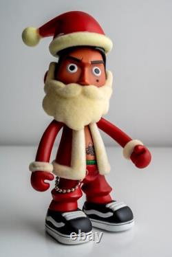 Kidrobot Estate MERRY X'MAS X'MAS SPECIAL SANTA CLAUS 5.5 + Tee Shirt Rare