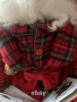 Kurt Adler A Moment To Relax Christmas Sitting Santa Clause Display Figure