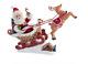 Kurt Adler Gingerbread Sled Santa Figure New 2021 Fa0148 Fabriche