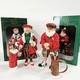 Kurt Adler Ksa Collectibles Tee Time Santa On The Green Mr & Mrs Claus Figurines