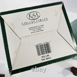 Kurt Adler KSA Collectibles Tee Time Santa On The Green Mr & Mrs Claus Figurines