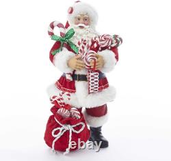 Kurt S. Adler 10.5 Santa with Candy and Sack Figure