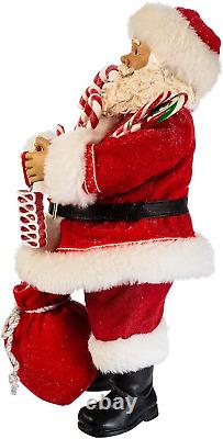 Kurt S. Adler 10.5 Santa with Candy and Sack Figure