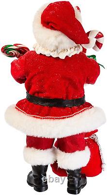 Kurt S. Adler 10.5 Santa with Candy and Sack Figure