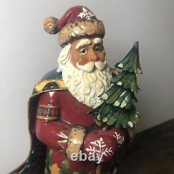 Kurt S. Adler Hand Crafted Christmas Tree Santa Reindeer Animals Decor Figure