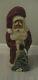 L. L. Bean Signed Santa Claus Figure With Cardinal, Christmas Tree, Star 23 Tall