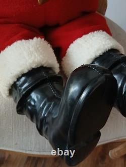 LARGE Sitting Santa 36 INCHES Motion Sensor CANDLE & TALKING 2001