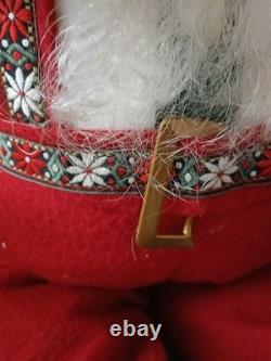 LARGE Sitting Santa 36 INCHES Motion Sensor CANDLE & TALKING 2001