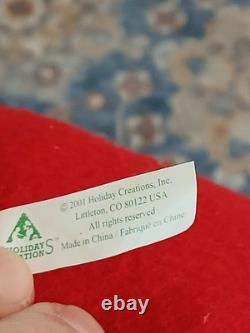 LARGE Sitting Santa 36 INCHES Motion Sensor CANDLE & TALKING 2001