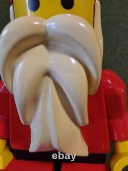 LEGO Jumbo Fig Minifigure Santa Claus Figure Red Christmas