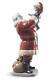 LladrÓ Merry Christmas Santa! Figurine Porcelain 15 Inch Tall Figure 1009254