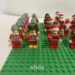 (LOT OF 33)Lego Christmas SANTA CLAUS MINIFIGURE And More