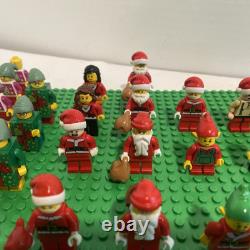 (LOT OF 33)Lego Christmas SANTA CLAUS MINIFIGURE And More